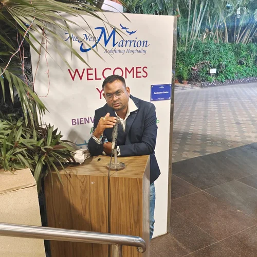 Professional pest control technician